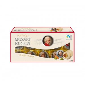 Mozart Kugeln 200g - biela čokoláda